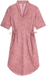 Royal Robbins Дамска рокля Royal Robbins Women's Spotless Traveler Dress S/S Dress - Mahogany Briar Pt - размер XS (134-0605-0811)