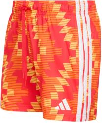 Adidas Мъжки бански слипове adidas Football Inspired Graphic AOP 5'' Shorts Swim brief - Ice Tangerine / White - размер XL (050-2452-0214)