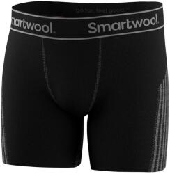 Smartwool Мъжко мериносово термобельо Smartwool Intraknit Boxer Brief Boxed Merino base layer - Black (015-2346-0113)
