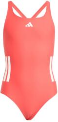 Adidas Детски бански костюм adidas Kid's 3 Stripes Bold Swimsuit - Semi Lucid Red / White - размер 170 (EU) (750-1881-0518)