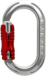 DMM Карабинер за екипировка Dmm XSRE Locksafe Gear carabiner - Silver / Red - размер 35 x 60 mm (324-0070-0311)