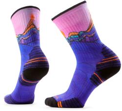 Smartwool Дамски туристически чорапи Smartwool Women's Hike Targeted Cushion Sunrise Crew Walking socks - Deep Navy - размер 34-37 (EU) (207-1280-0111)