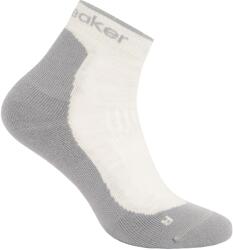 Icebreaker Дамски туристически чорапи Icebreaker Women's Merino Hike+ Light Mini Walking socks - Ecru Heather / Alloy - размер 38-40 (EU) (201-9237-0212)