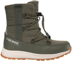 Viking Детски зимни ботуши Viking Kid's Equip Warm WP SL Winter boots - Olive - размер 35 (EU) (702-3419-0216)