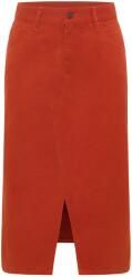 Tranquillo Дамска пола Tranquillo Women's Langer Rock mit Schlitz Skirt - Rooibos - размер 46 (EU) (113-1152-0116)