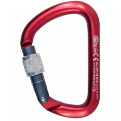 Kong Винтов карабинер Kong X-Large Alu Screw Screwgate carabiner - Red / Grey / Silver (322-0174-0311)