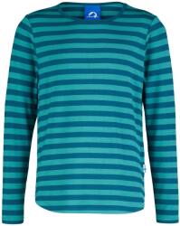 Finkid Детска блуза с дълъг ръкав Finkid Kid's Merisilli Longsleeve - Ocean / Deep Jungle - размер 90/100 (704-2214-0712)