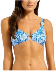 Seafolly Дамско бикини горнище Seafolly Women's C Shells Ring Front Tank Bikini top - Sapphire - размер 38 (EU) (150-5773-0214)