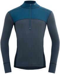 Devold Мъжко мериносово термобельо Devold Lauparen Merino 190 Zip Neck Merino base layer - Flood / Night / Ink (015-1453-0411)