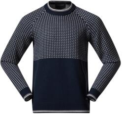Bergans Мъжки норвежки пуловер Bergans Alvdal Wool Jumper Merino jumper - Navy Blue / Vanilla White - размер XXL (017-1924-0415)