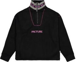 Picture Дамски поларен пуловер Picture Women's Cylla Crop 1/4 Fleece Fleece jumper - Black - размер XS (105-6307-0111)