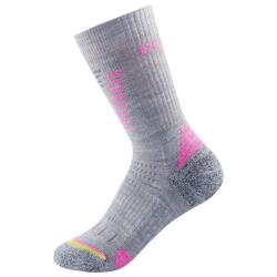 Devold Детски туристически чорапи Devold Hiking Medium Kid Sock Walking socks - Grey Melange - размер 28-30 (EU) (201-1468-0112)