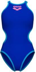 arena Дамски бански костюм Arena Women's Big Logo One Piece Swimsuit - Neon Blue / Turquoise - размер 36 (EU) (150-5848-0214)