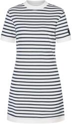 super. natural Дамска рокля super. natural Women's Casual Stripe Bio Dress - Fresh White / Navy Stripe (134-1747-0114)
