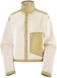 Salomon Дамски поларен пуловер Salomon Women's Chroma Fleece Cardigan Fleece jumper - Whisper White (105-6916-0213)