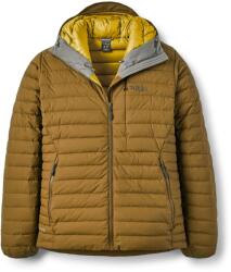 Rab Мъжко пухено яке Rab Microlight Windstopper Hoody Down jacket - Oak (004-6343-0211)