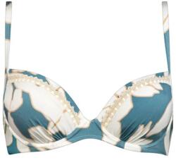 Watercult Дамско бикини горнище Watercult Women's Floral Abstract Wired Bikini Top - Puffy Sky - размер 42 (150-4944-0114)