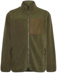 KnowledgeCotton Apparel Мъжко поларено яке Knowledgecotton apparel Everyday Adv. Nordic Light Zip FL Fleece jacket - Burned Olive - размер S (005-6707-0111)