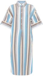 KnowledgeCotton Apparel Дамска рокля Knowledgecotton apparel Women's Organic Cotton Shirt Dress - Multi Color Stripe (134-1893-0111)