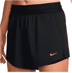 Nike Дамски шорти за бягане Nike Women's Swift Dri-Fit Mid-Rise 2-In-1 Shorts Running shorts - Black / Reflective Silver (112-3834-0213)