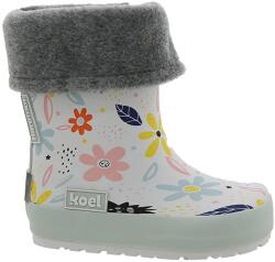 Koel Детски зимни ботуши Koel Kid's Wellie Print + Sock Wellington boots - White Flowers - размер 32 (EU) (702-5028-0221)