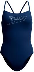 Speedo Дамски бански костюм Speedo Women's Endurance+ Logo Thin Strap One Piece Swimsuit - Peacoat - размер 38 (EU) (150-6087-0414)