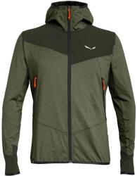 Salewa Мъжко поларено яке Salewa Agner Hybrid Polarlite Durastretch Fullzip Hoody Fleece jacket - Dark Olive Melange / 0910 - размер 46 (EU) (005-2664-0911)