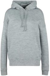 Stoic Дамски вълнен пуловер Stoic Women's MerinoFlatFleece240 SolbergSt. Hoody Merino hoodie - Light Grey / Melange (105-6705-0214)