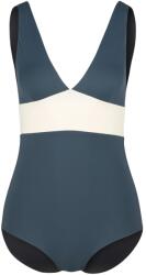 MYMARINI Дамски бански костюм MYMARINI Women's Plungesuit Swimsuit - Black / Grey / White (150-5675-0111)