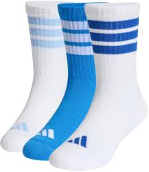 adidas Детски спортни чорапи adidas Kid's 3-Stripes Concept Crew 3-Pack Sports socks - Ray Blue / White / Glow Blue - размер 22-24 (EU) (207-1484-0412)