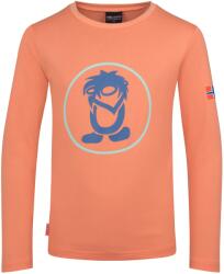 Trollkids Детска блуза с дълъг ръкав Trollkids Kid's Troll Longsleeve - Coral Haze / Cornflower - размер 128 (EU) (704-1807-1516)