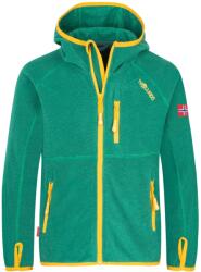 TROLLKIDS Детско поларено яке Trollkids Kids Sandefjord Jacket Fleece jacket - Jungle Green / Mustard - размер 128 (EU) (703-2399-1117)
