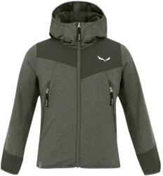 Salewa Детско поларено яке Salewa Kid's Agner Melange PolarLite Full Zip Hoody Fleece jacket - Faded Green - размер 152 (EU) (703-3816-0516)
