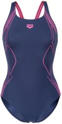 arena Дамски бански костюм Arena Women's Graphic Swimsuit Swim Pro Back Swimsuit - Navy / Shocking Pink - размер 40 (EU) (150-5855-0214)