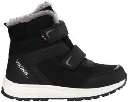 Viking Детски зимни ботуши Viking Kid's Equip Warm Waterproof 2V Winter boots - Black / Grey - размер 30 (EU) (702-4629-0119)
