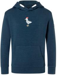 super. natural Детски вълнен пуловер super. natural Kid's Johnny Hoodie - Blueberry / Various - размер 104 (EU) (704-5803-0111)