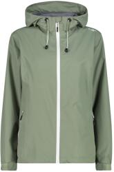 CMP Дамско водоустойчиво яке CMP Women's Jacket Fix Hood with Pack Pocket Waterproof jacket - Salvia - размер 46 (EU) (102-5201-0417)