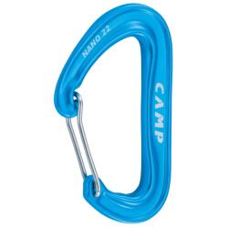 C. A. M. P C. A. M. P. Карабинер с щифт C. A. M. P. Nano 22 Snapgate carabiner - Light Blue - размер Single (321-0192-0311)