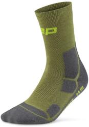 CEP Дамски туристически чорапи Cep Women's Hiking Mid Cushion Socks Mid Cut Walking socks - Olive / Grey - размер II (207-1146-0411)