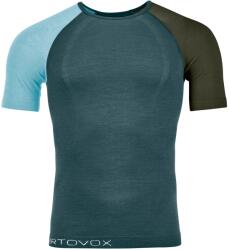 Ortovox Мъжко мериносово термобельо Ortovox 120 Comp Light Short Sleeve Merino base layer - Dark Arctic Grey - размер XL (015-0903-0714)