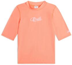O'Neill Детска плажна тениска от ликра O'Neill Kid's Skins S/S Lycra - Funky Peach - размер 8 (US) (750-2907-0312)