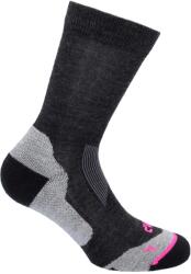 CMP Дамски туристически чорапи CMP Women's Trekking Wool Sock Walking socks - Nero Melange - размер 39-42 (EU) (201-7940-0212)