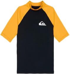 Quiksilver Детска плажна тениска от ликра Quiksilver Kid's Everyday UPF50 S/S Lycra - Black / Mineral Yellow - размер 16 (US) (750-1801-0715)