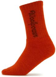 Woolpower Детски спортни чорапи Woolpower Kids Socks 400 Logo Sports socks - Autumn Red - размер 25-27 (EU) (201-0261-0712)