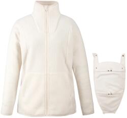 Mamalila Дамско поларено яке Mamalila Women's Fleece-Tragejacke Basel Fleece jacket - Off White - размер XL (105-5738-0215)