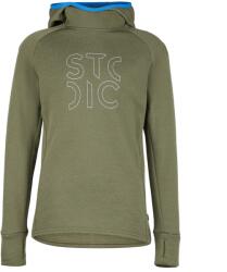 Stoic Детски вълнен пуловер Stoic Kid's MerinoFleece240 StofersSt. Hoody Merino hoodie - Olive Green - размер 128 (EU) (704-5538-0213)