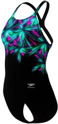 Speedo Дамски бански костюм Speedo Women's Placement Printed Powerback Swimsuit - Firework Burst / Black - размер 44 (EU) (150-5721-0322)