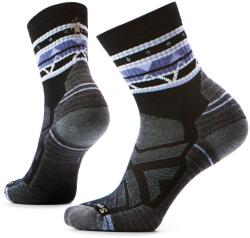 Smartwool Дамски туристически чорапи Smartwool Women's Hike LT Cushion Zig Zag Valley Mid Crew Walking socks - Black - размер 34-37 (EU) (201-6750-0411)