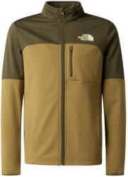 The North Face Детско поларено яке The North Face Kid's Teen Hike Midlayer Fullzip Fleece jacket - New Taupe Green / Cedar - размер XL (703-5339-0715)
