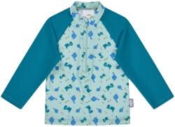 Sterntaler Детска плажна тениска от ликра Sterntaler Kid's Long-Sleeve Swim Shirt Dino Lycra - Eisgrün - размер 80 (EU) (750-2689-0112)